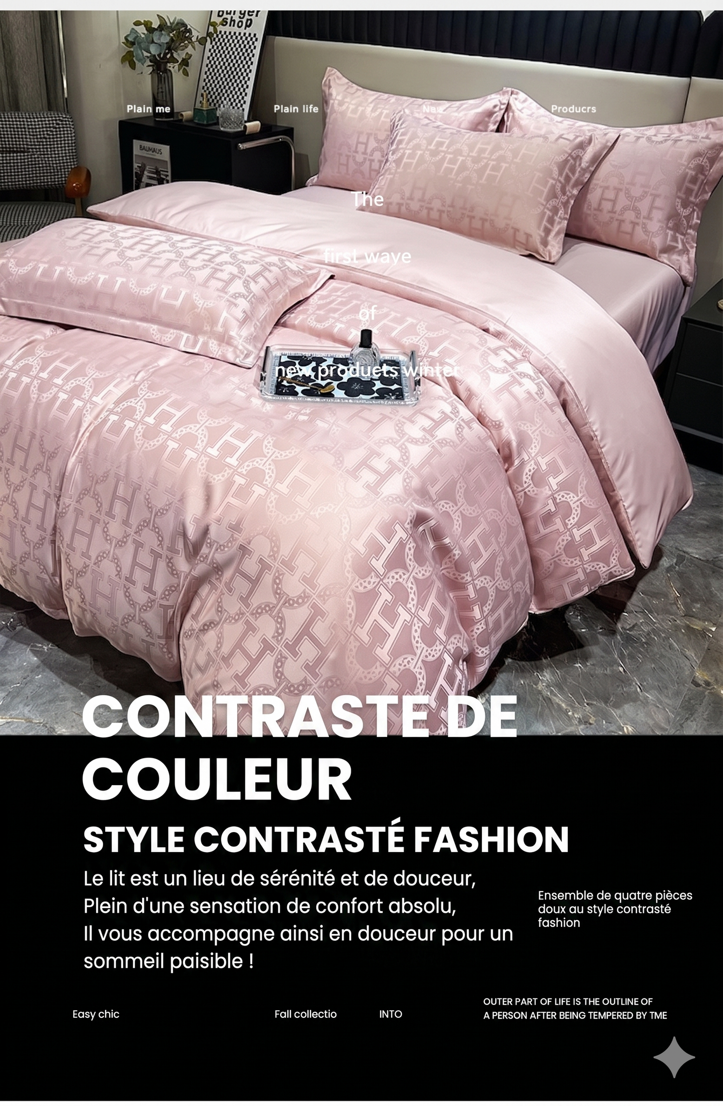 PureJacquard Chic – Le confort respirant et soyeux pour un sommeil haut de gamme