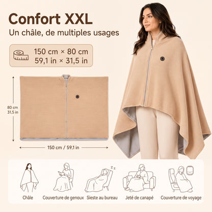 ThermaCloud Max – La cape chauffante nomade effet nuage