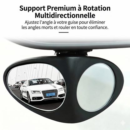 DualView 360 – Le double miroir d'angle mort pour une vision élargie et une conduite sécurisée