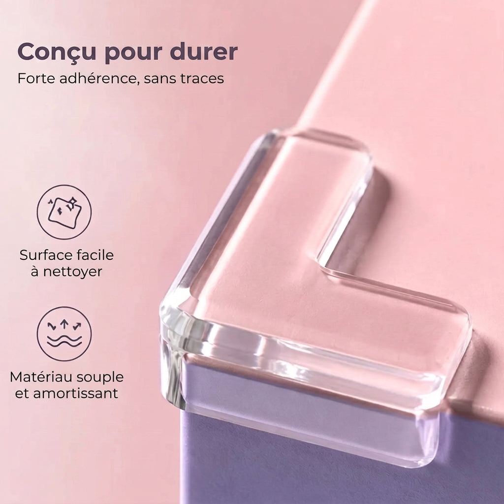 SoftShock – Technologie gel souple absorbant instantanément les chocs pour une protection optimale. Lot de 20