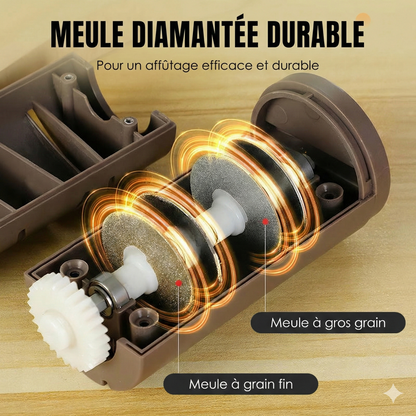 SharpFast™ – Le tranchant rasoir en un clin d’œil