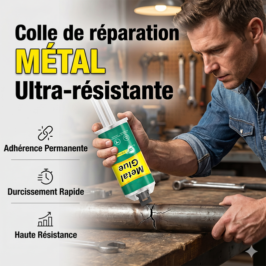 WeldFree Pro – La colle de réparation AB haute résistance pour fixer l'acier, l'aluminium et le cuivre sans soudure