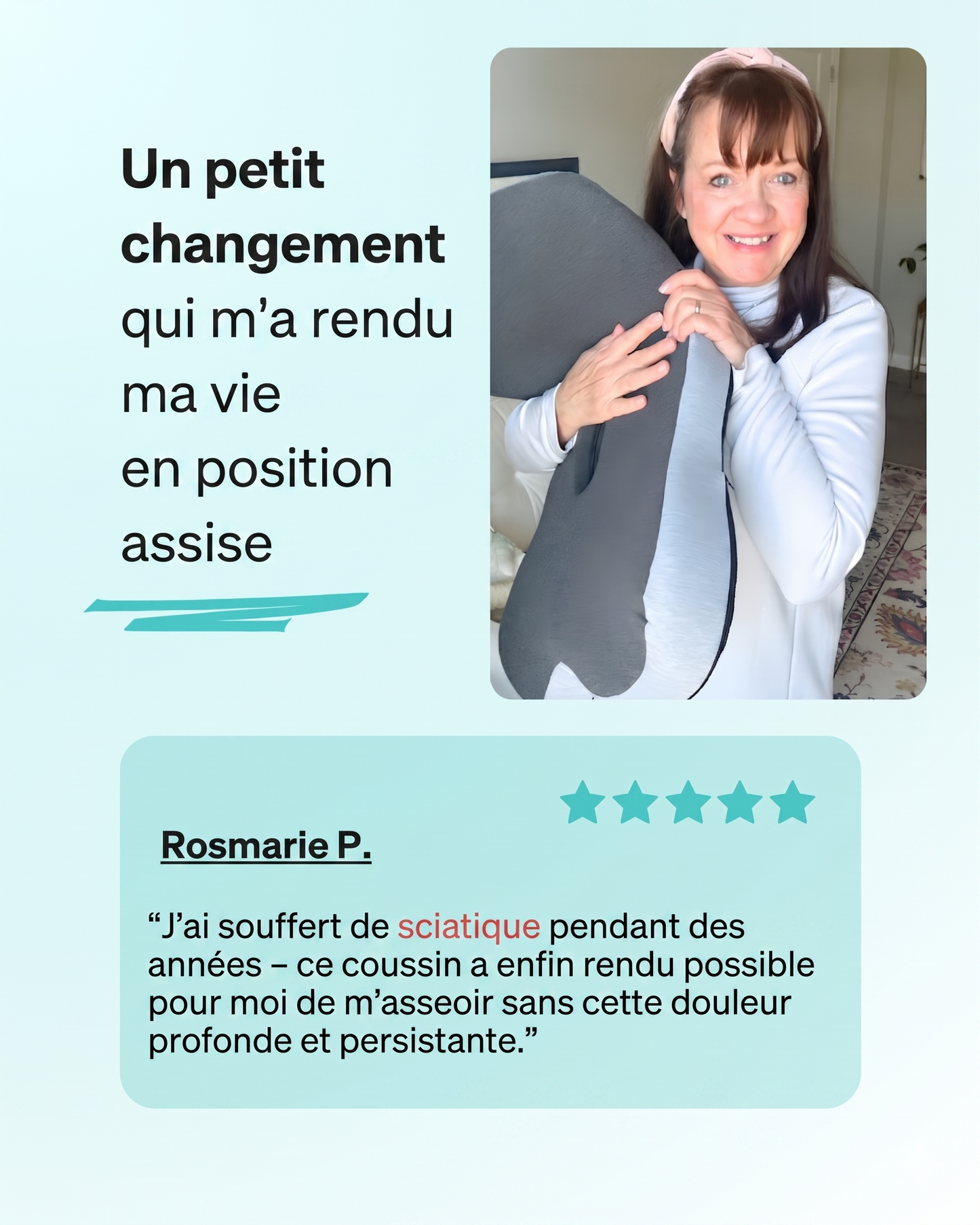 Hewilla – Le coussin ergonomique qui libère votre dos du quotidien