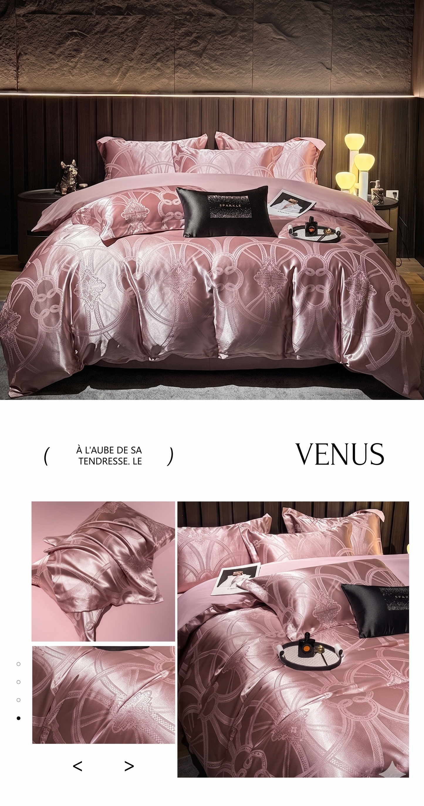 PureJacquard Chic – Le confort respirant et soyeux pour un sommeil haut de gamme