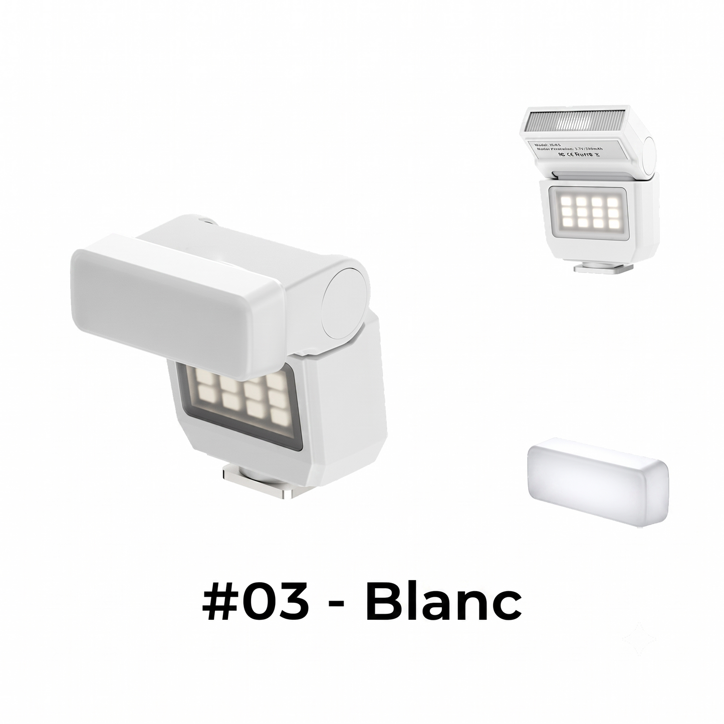 FlashMini – Le mini flash d'appareil photo à double mode