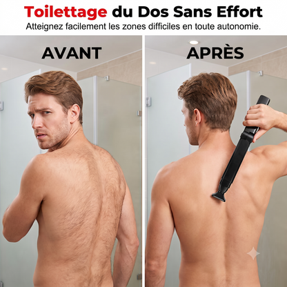 FlexiTrim – Manche extensible pour un rasage corporel accessible partout