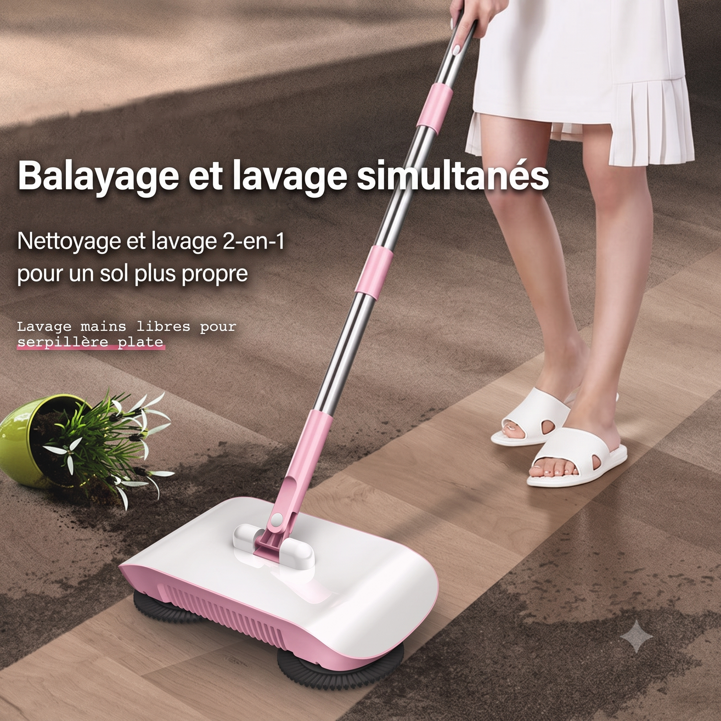 CleanBot 360 – Le nettoyeur intelligent multifonction 3-en-1