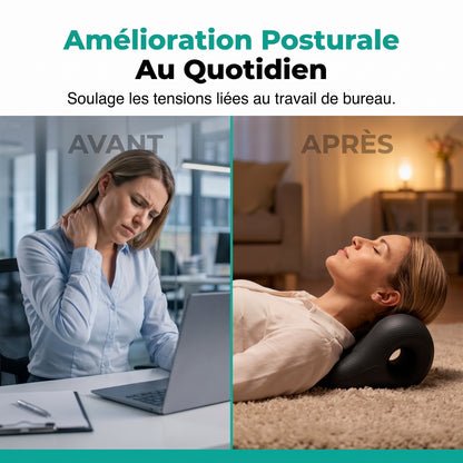 NeckSoothe – Le support ergonomique de relaxation par gravité