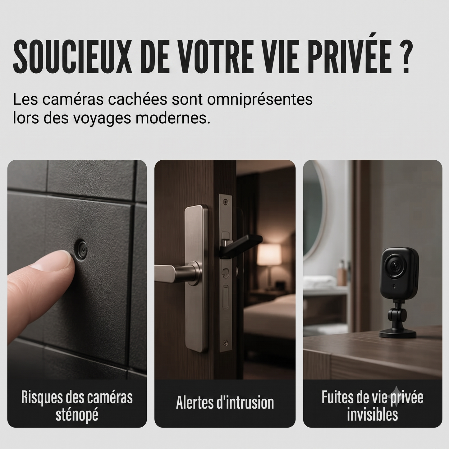 SafeAlert – L'alarme anti-intrusion au format de poche pour sécuriser instantanément votre espace personnel en voyage