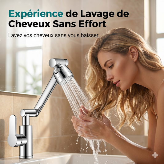 AquaPivot 1080 – L'embout de lavabo anti-éclaboussures pour une flexibilité maximale