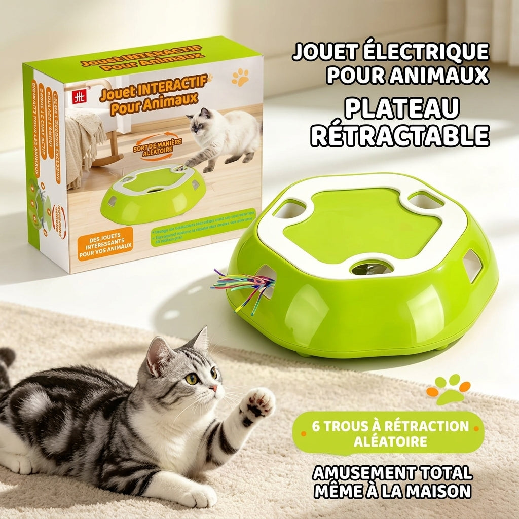 InstinctPlay 360 – Le plateau de chasse aléatoire pour félin