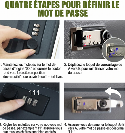 CovertSafe – Le camouflage parfait à code ou clé pour sécuriser vos effets personnels