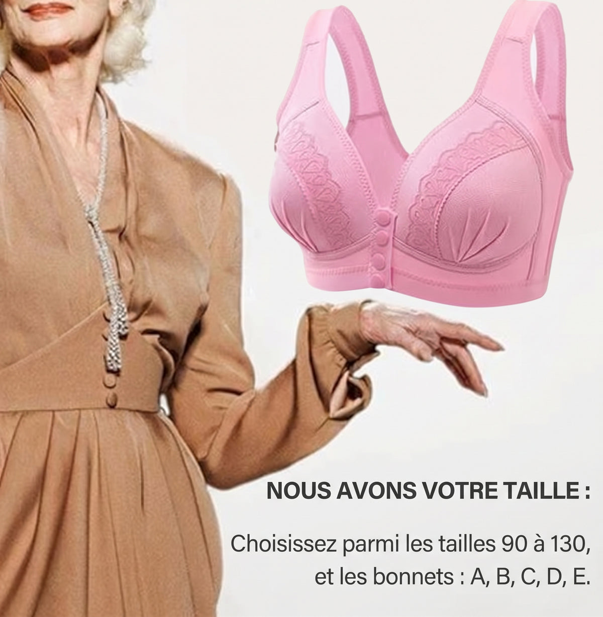 ComfortLift – Le soutien-gorge sans armature à fermeture avant