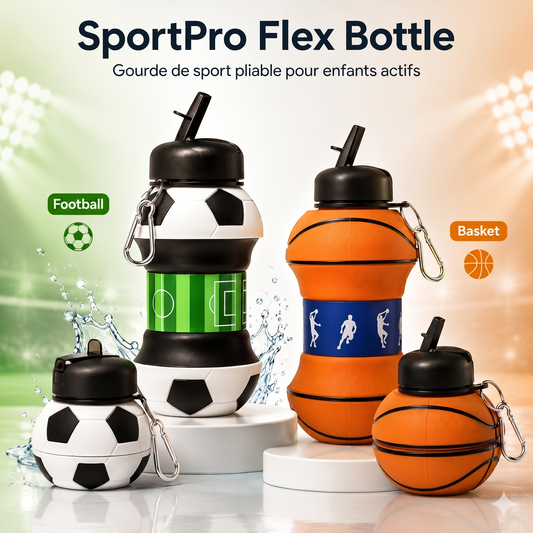KidFlate Sport – La gourde pliable qui donne le goût de bouger