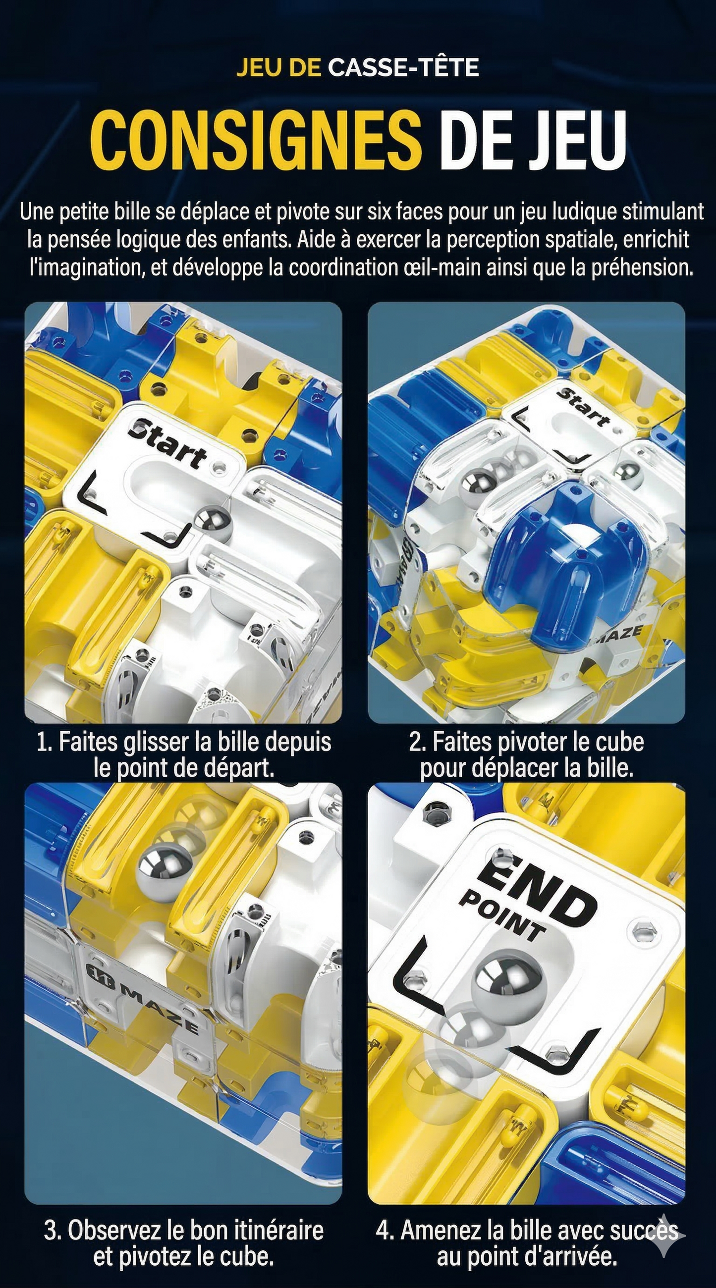 LabyCube 3D™ – Défi spatial fascinant et stimulant