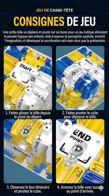 LabyCube 3D™ – Défi spatial fascinant et stimulant