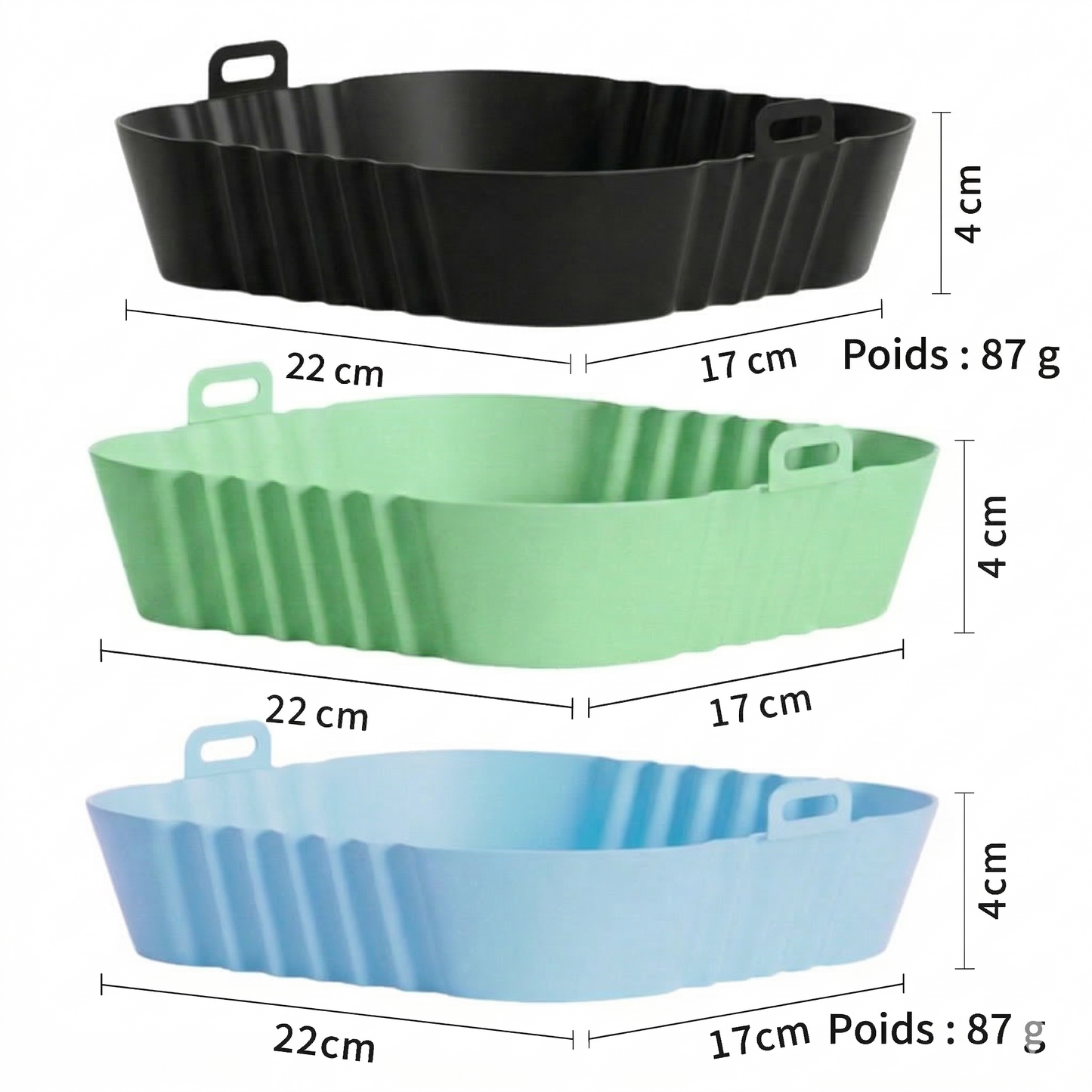 AirShield™ – Plateau réutilisable pour friteuse à air