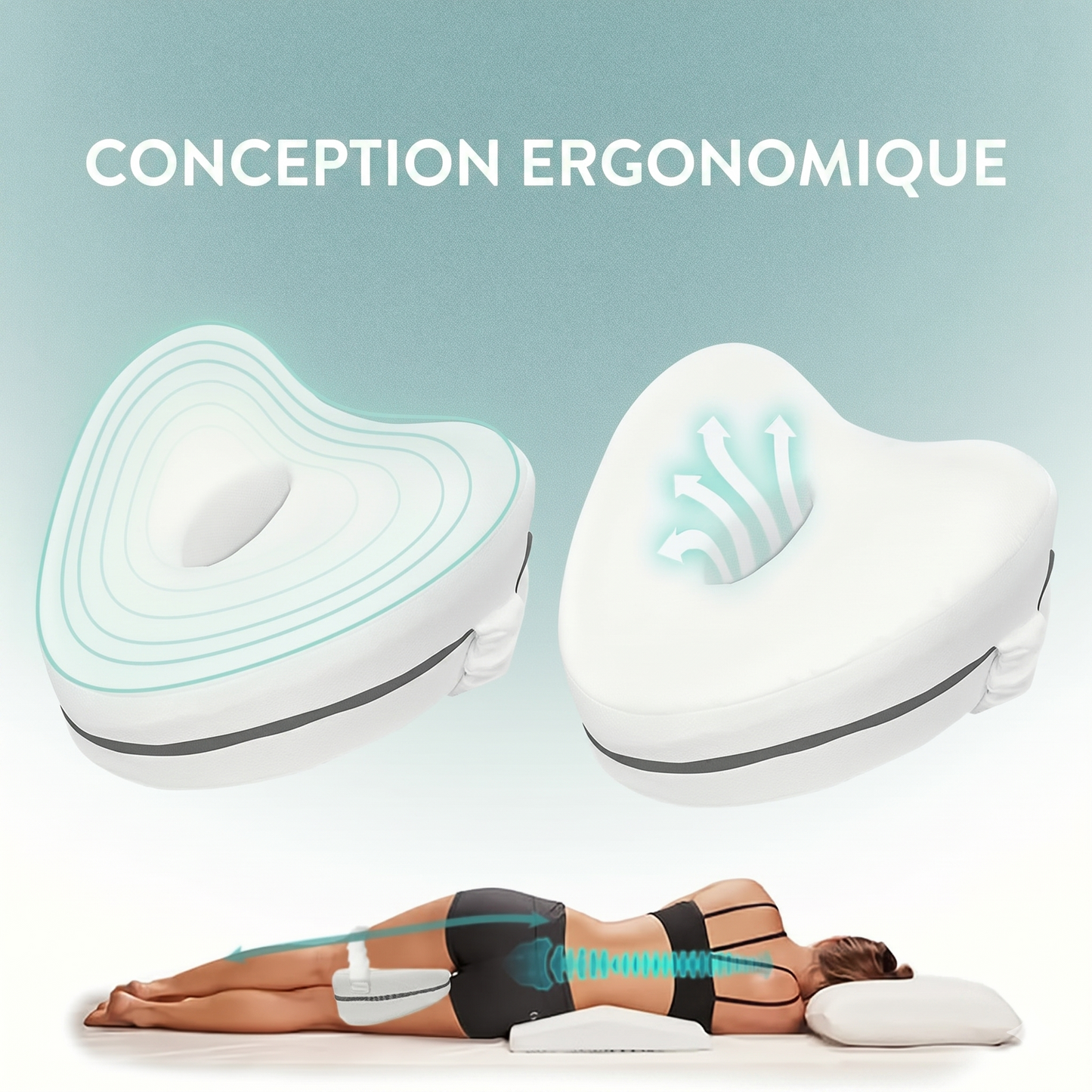 Pillow Pro™ – Le coussin ergonomique pour soulager vos jambes et votre dos