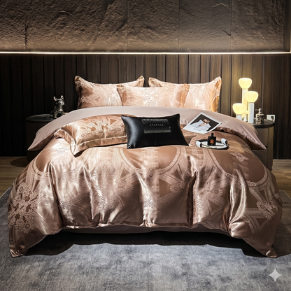 PureJacquard Chic – Le confort respirant et soyeux pour un sommeil haut de gamme