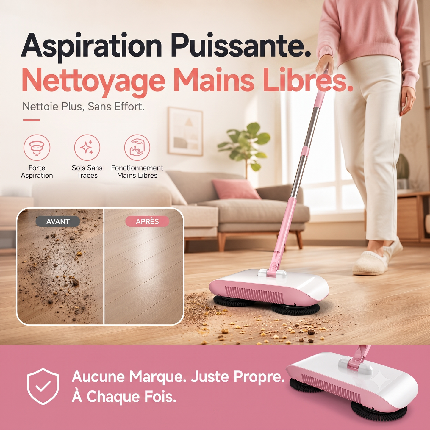 CleanBot 360 – Le nettoyeur intelligent multifonction 3-en-1