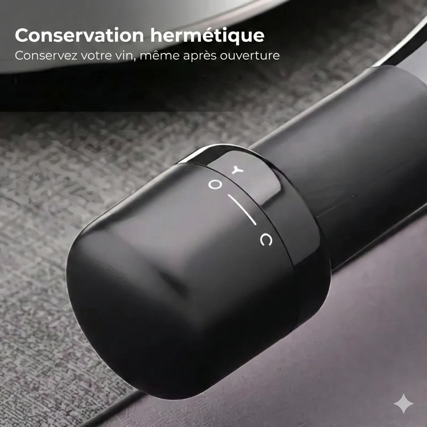 Bouchons de vin sous vide - préservent la saveur originale de votre vin