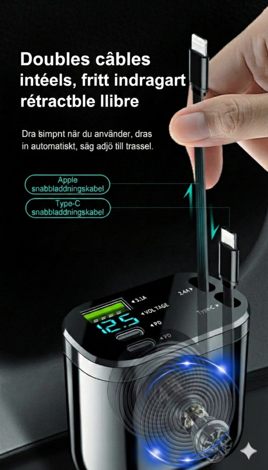 OmniDrive™ – 5 fonctions, zéro câble qui traîne