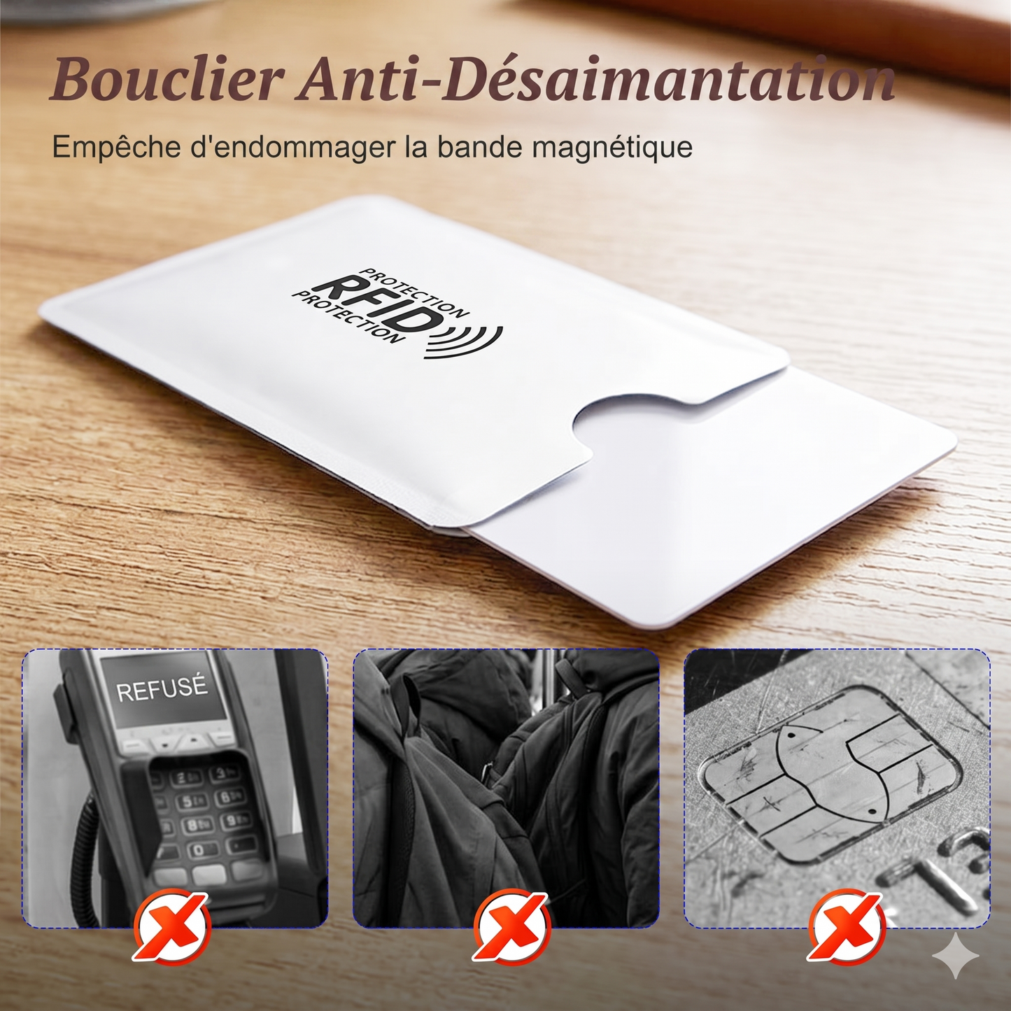 CardSafe 360 – Le bouclier RFID et anti-démagnétisation