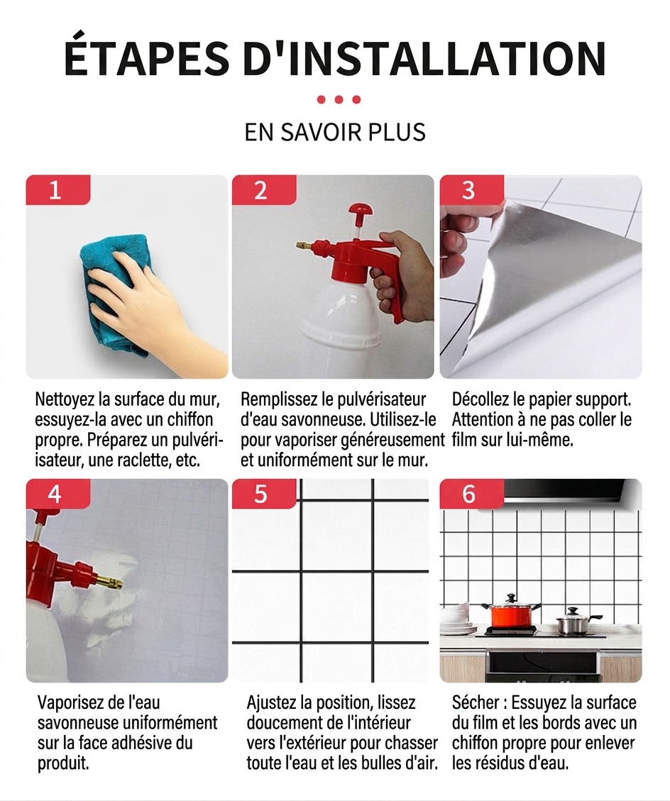 EasyProtect Marble – Le film protecteur sur mesure, imperméable et facile à nettoyer