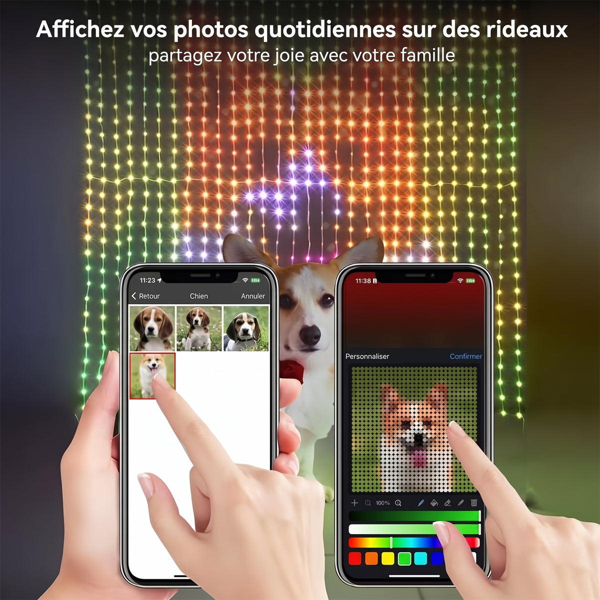 LumiSync – La guirlande LED intelligente et personnalisable