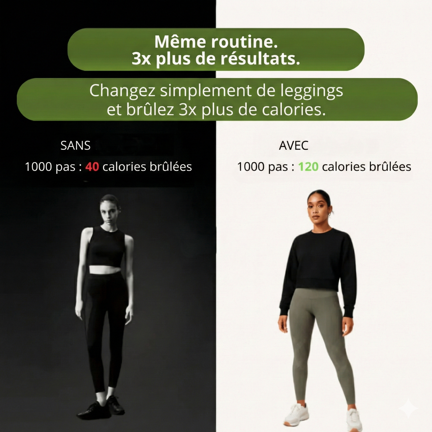 3D Sculpt Leggings™– Sculpte, galbe et lisse