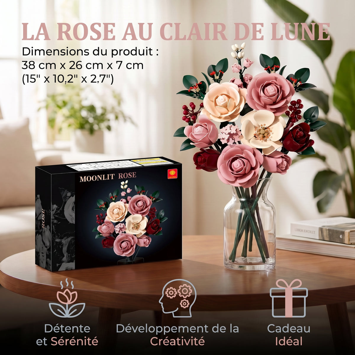 BrickBloom – Le bouquet floral en briques à construire soi-même
