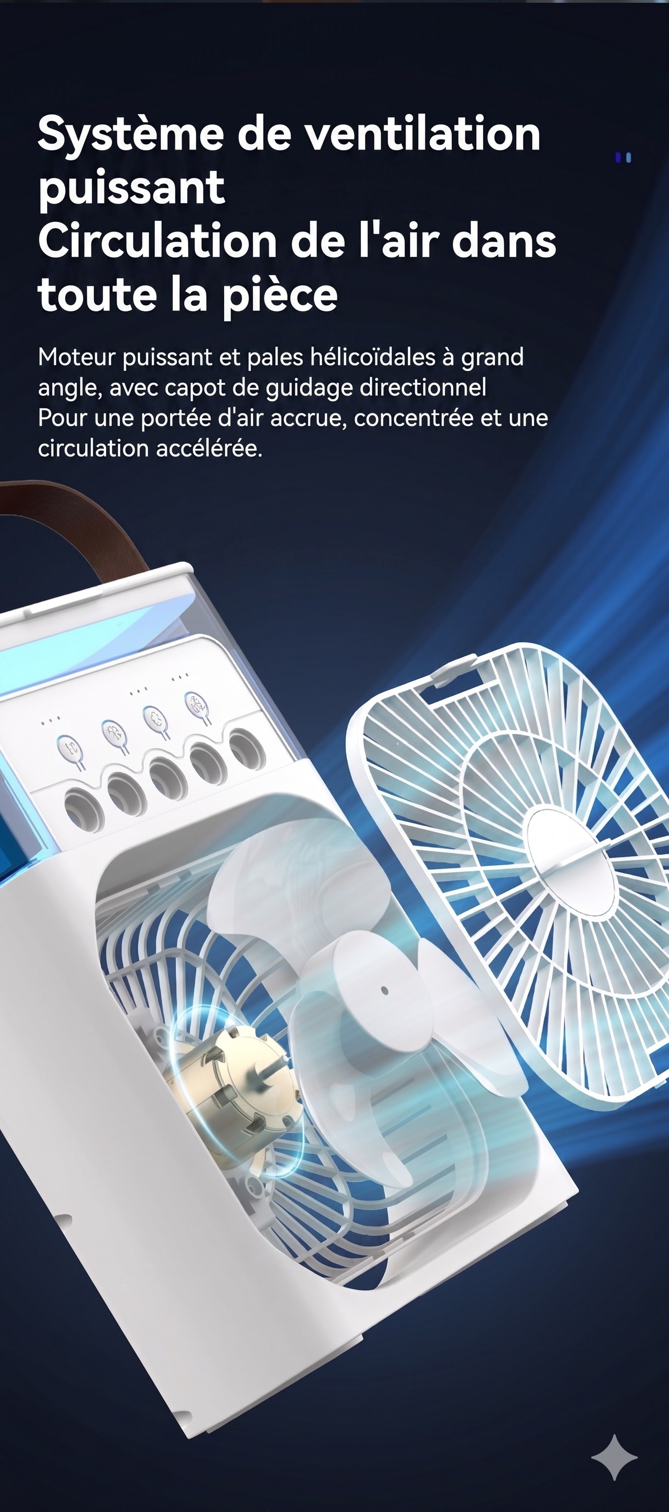 MistBreeze Pro – Le ventilateur humidificateur à brume glacée