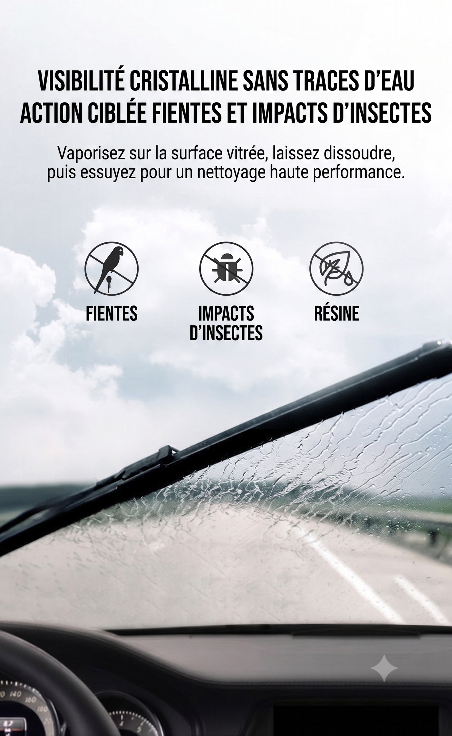 MaxÉclat – Le pouvoir dégraissant redoutable pour des vitres impeccables et des essuie-glaces silencieux