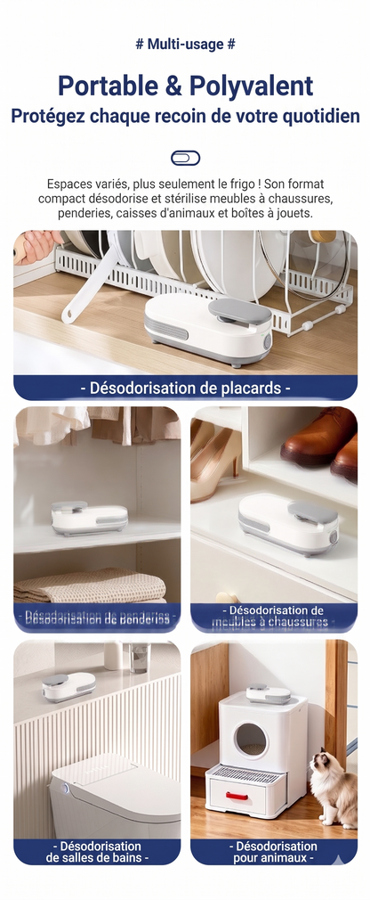 PureZon – Le purificateur à l'ozone avancé pour prolonger la fraîcheur et stériliser votre réfrigérateur