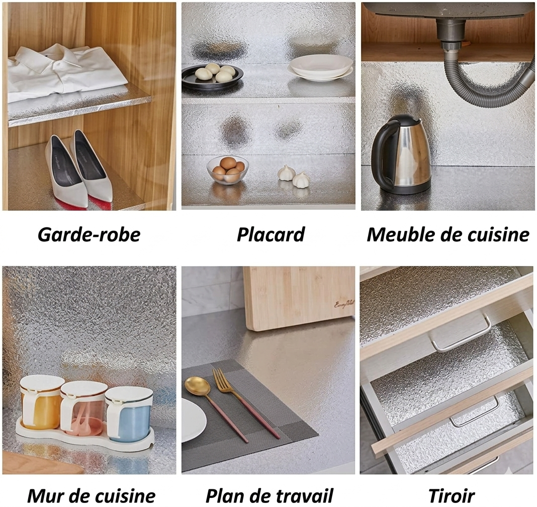 AluShield™ – Protection ultime contre l'huile et les taches de cuisine