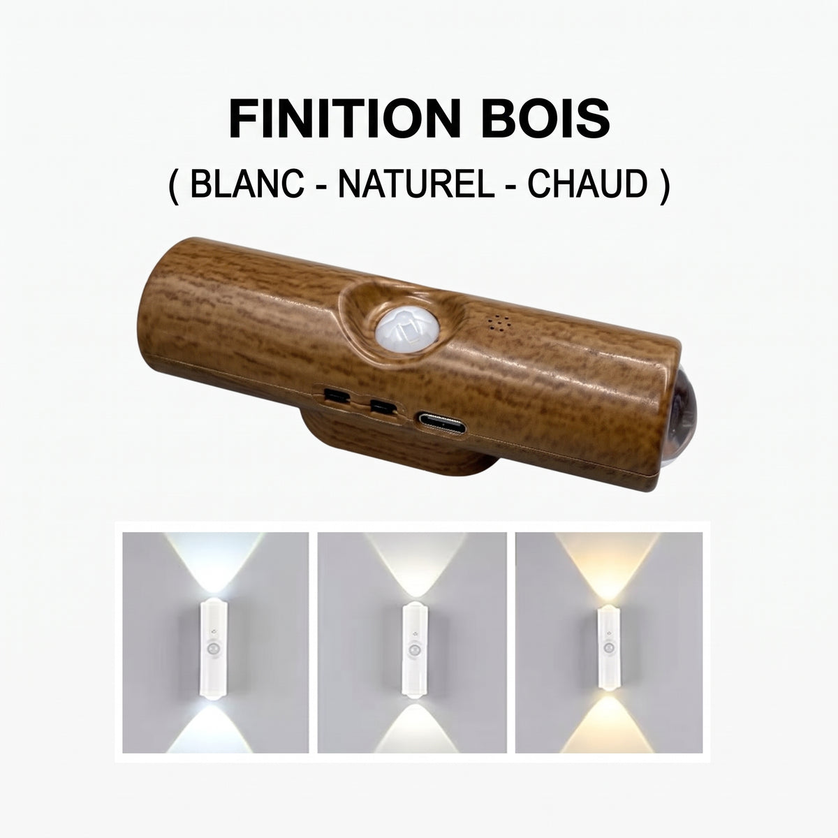 LumiMotion – L'applique murale magnétique RGB à détecteur de mouvement