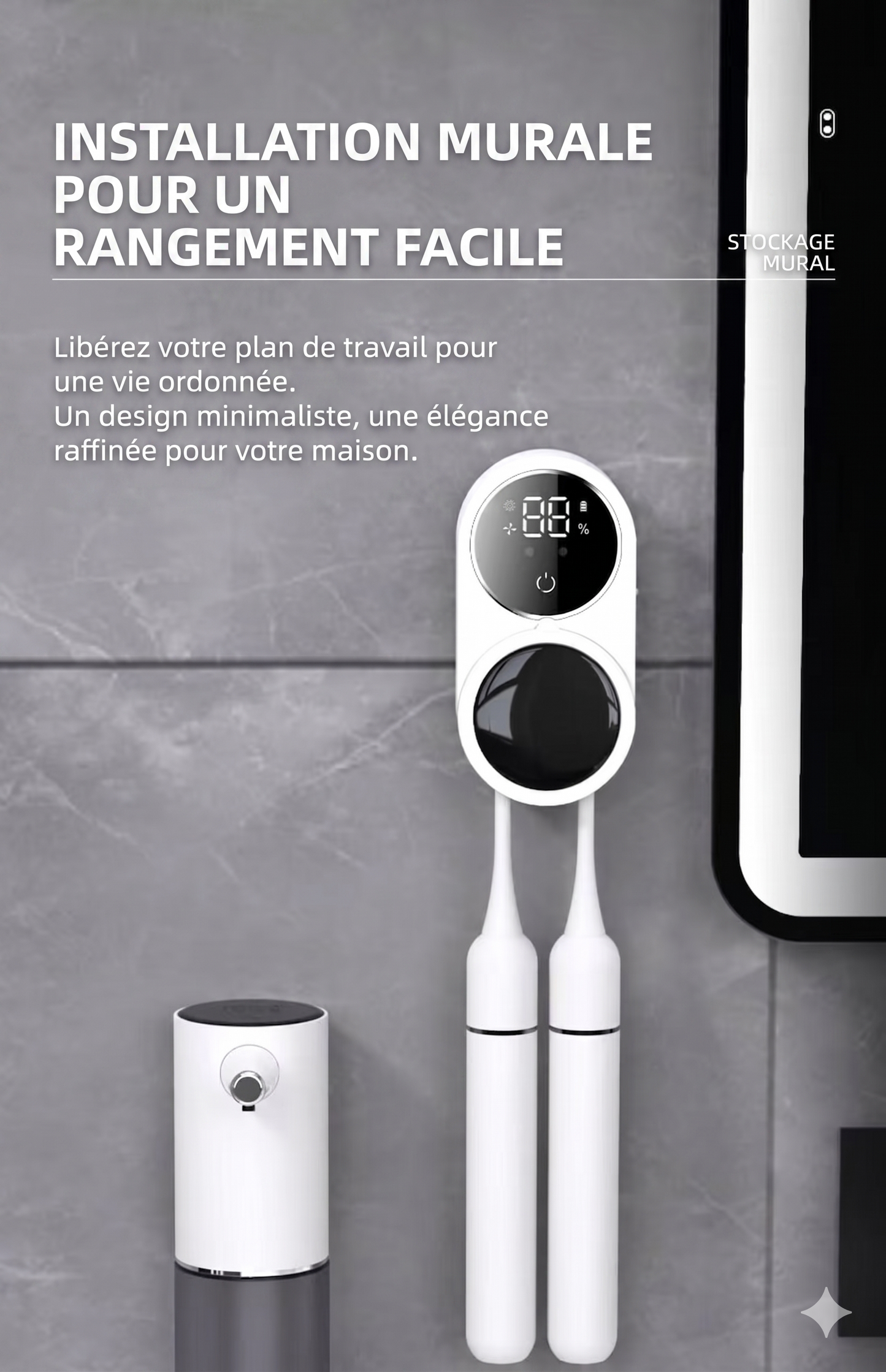 PureBrush – Le stérilisateur UVC intelligent pour une brosse à dents toujours saine et sèche