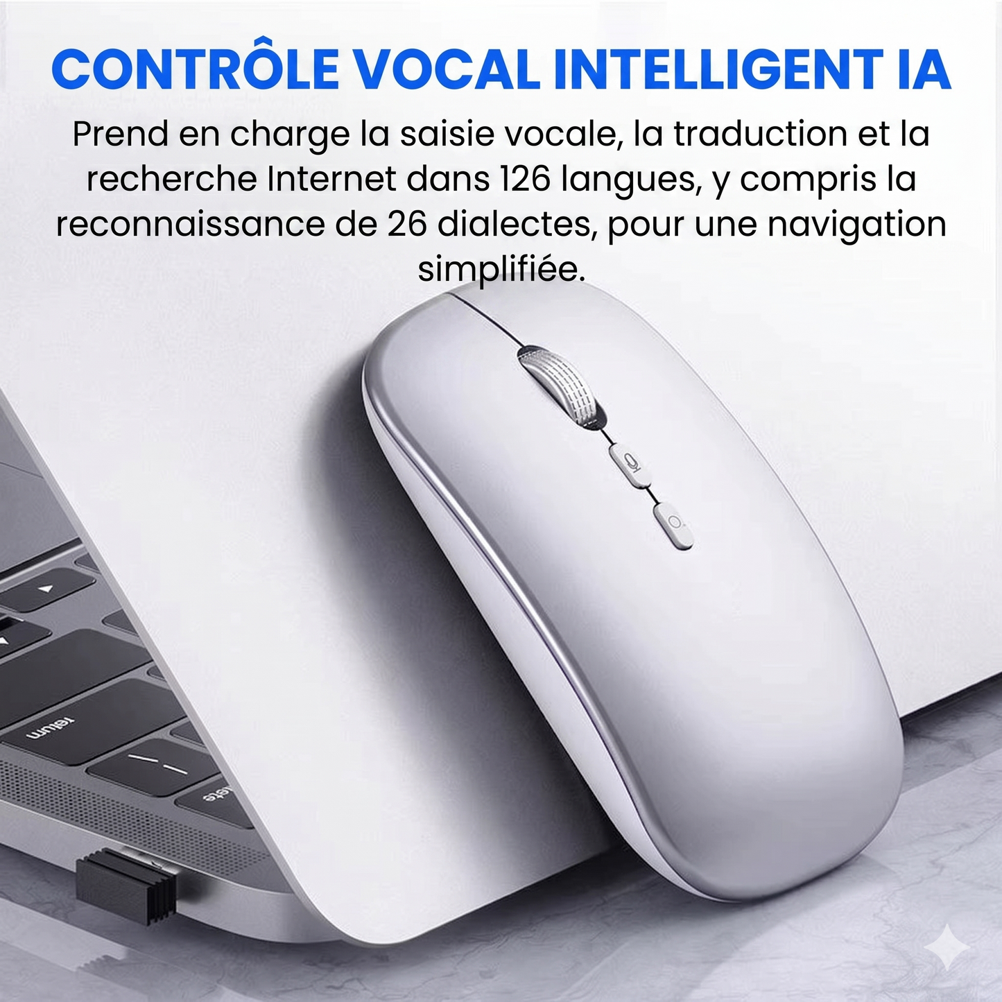 VoiceMouse – La souris intelligente avec commande vocale et traduction par IA