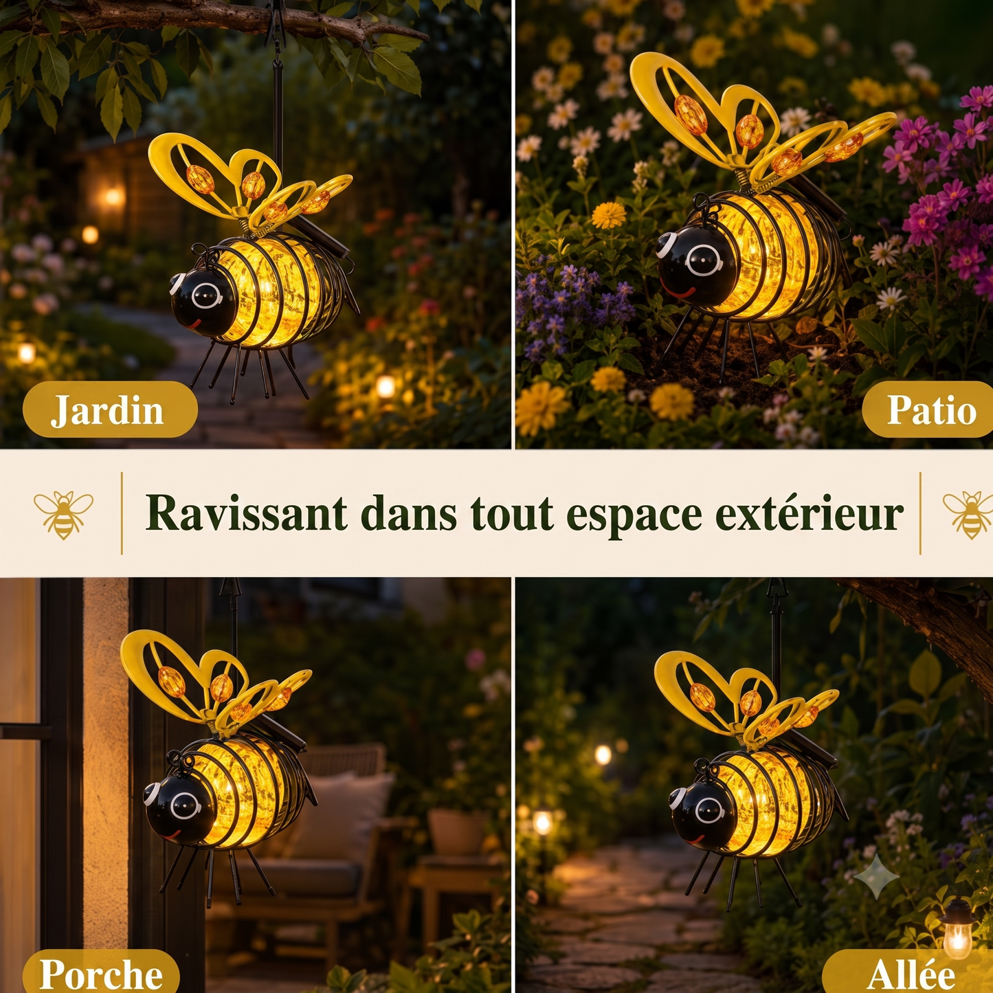 GardenCharm – L'insecte décoratif vibrant en métal