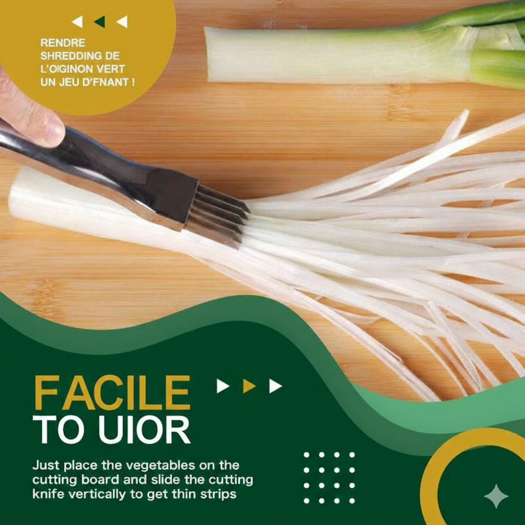 FlashSlice™ –6 lames pour un émincé parfait en un geste   （1 ACHETÉ = 1 OFFERT）