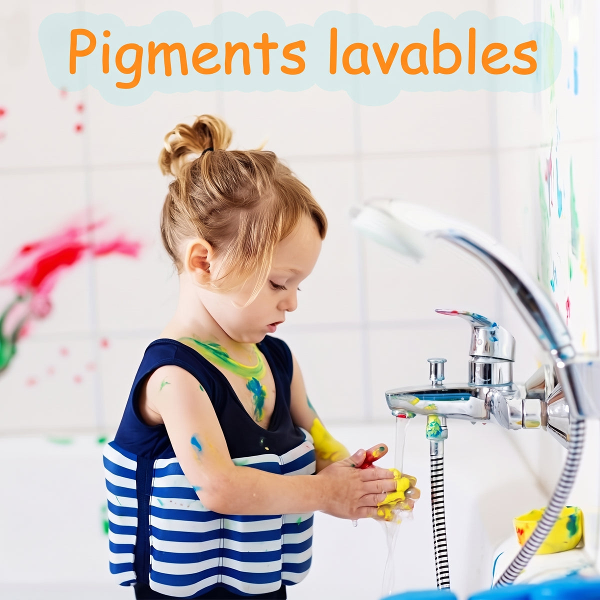 Cadre en bois pour empreintes transparentes – Kit souvenir familial DIY