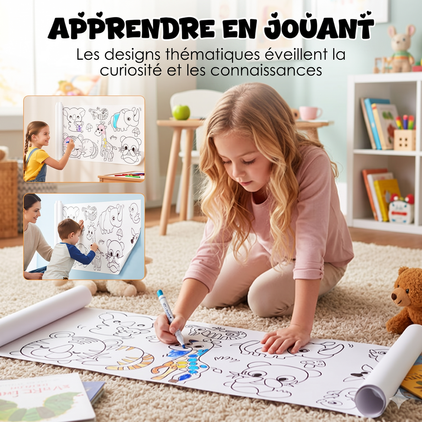 ColorRoll – Le rouleau artistique découpable pour enfants
