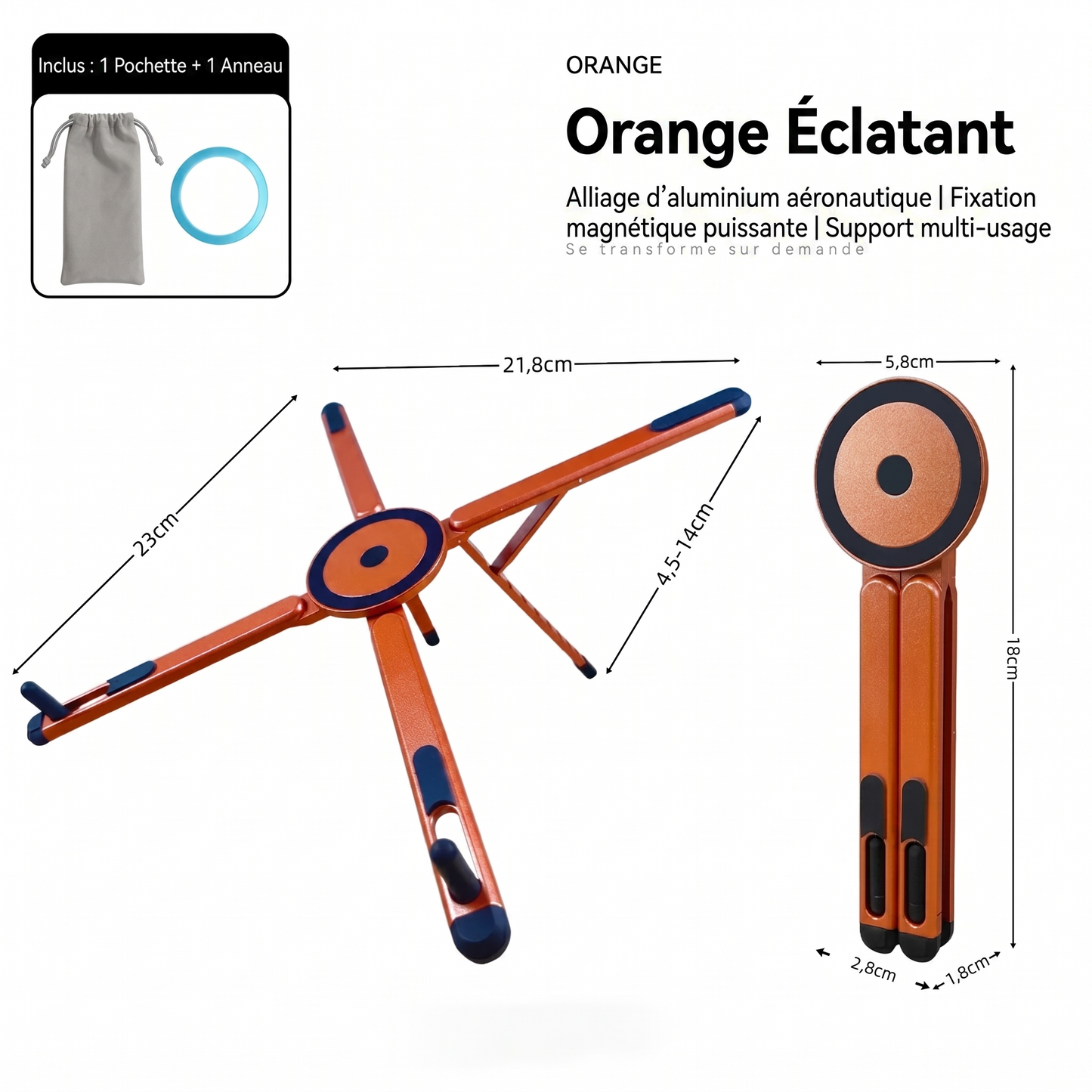 MultiStand – Le support ergonomique 3-en-1 pour tous vos appareils