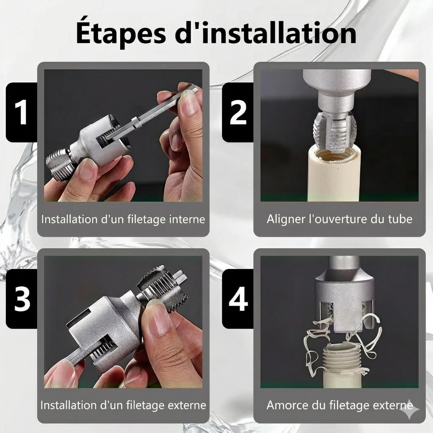 ProFilet™ – Coupe précise pour nettoyer et refaire vos filetages