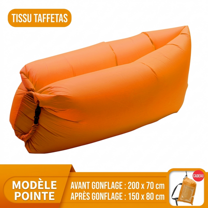 TerraVague™ – Sofa gonflable polyvalent pour terre et mer
