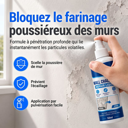 DustLock – Scelle instantanément le plâtre altéré et élimine l'effritement pour créer une base solide et durable