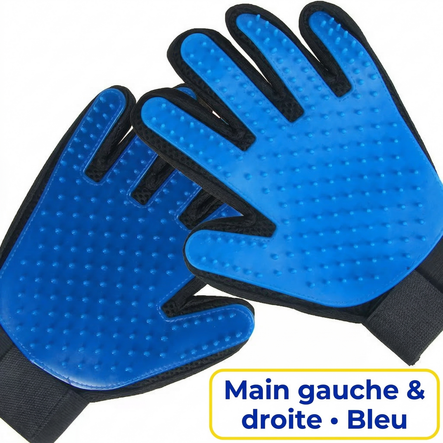 SoftPelage™ – Gants de massage en silicone souple pour l'épilation des poils d'animaux