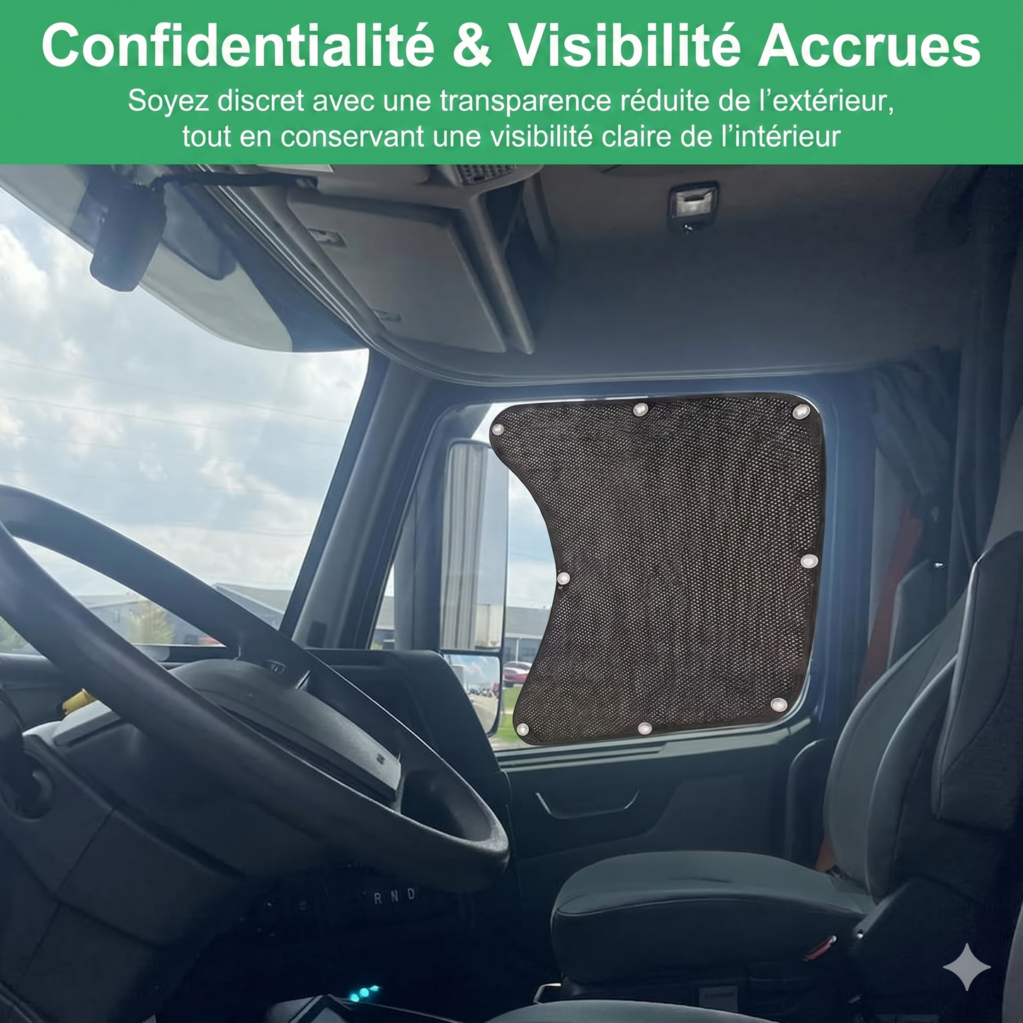 OptiShade Pro – Le store pare-soleil intimité avec fixation nomade par ventouses