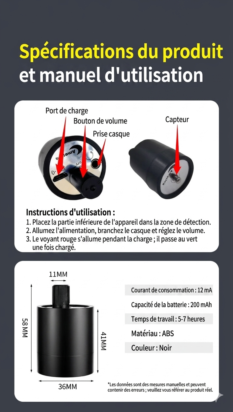 AcoustiSense – L'amplificateur sonore de haute précision pour localiser instantanément les fuites et anomalies invisibles