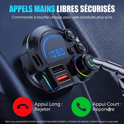 AutoSync – Transmetteur BT 5.3 à connexion ultra-stable